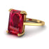 Classic Emerald Cut Ruby Engagement Ring - Jakes No. 10 image 3