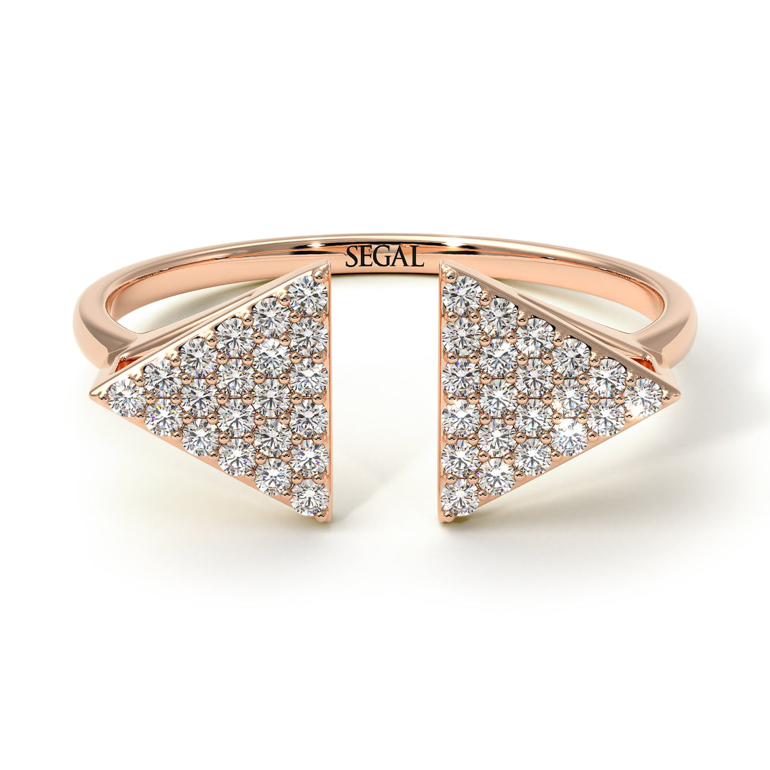 Triangle Open Diamond Ring - Hope No. 2