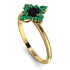 Compass Black Diamond Engagement Ring - Rose No. 22 image 1