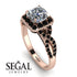 Cushion Cut Diamond Milgrain Engagement Ring - Adelyn No. 32 image 10