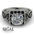 Cushion Cut Diamond Milgrain Engagement Ring - Adelyn No. 33 image 2