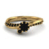 Delicate Black Diamond Engagement Ring - Karen No. 37 image 2
