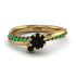 Delicate Black Diamond Engagement Ring - Karen No. 22 image 2