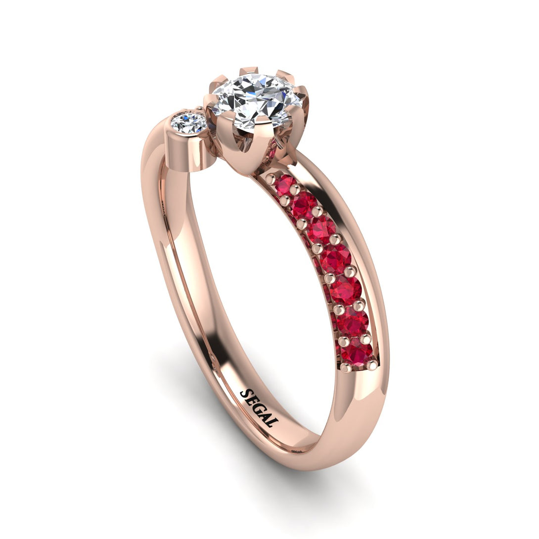 Delicate Diamond Engagement Ring - Karen No. 47