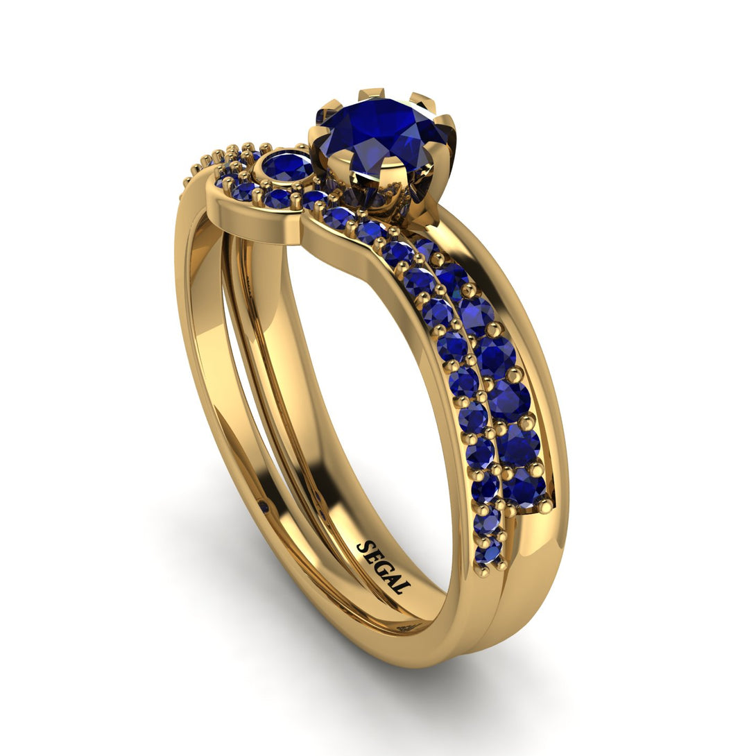 Delicate Sapphire Bridal Set - Karen No. 73