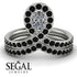 Diamond Pear Shape Stacking Bridal Set - Emilia No. 33 image 3