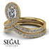 Diamond Pear Shape Stacking Bridal Set - Emilia No. 1 image 5