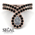 Diamond Pear Shape Stacking Bridal Set - Emilia No. 32 image 7