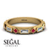 Diamond Baguette & Princess Eternity Band - Andrea No. 10 image 10