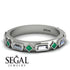 Diamond Baguette & Princess Eternity Band - Andrea No. 6 image 3