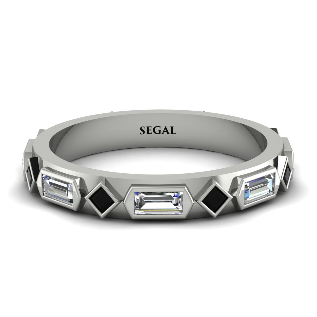 Diamond Baguette & Princess Eternity Band - Andrea No. 9