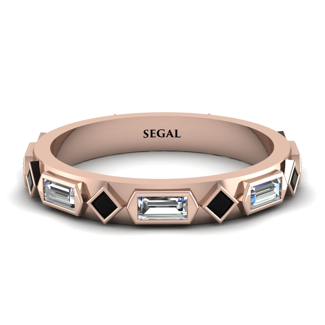 Diamond Baguette & Princess Eternity Band - Andrea No. 8