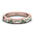 Diamond Baguette & Princess Eternity Band - Andrea No. 5 image 1