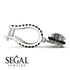 Diamond Dangle Earrings With Hidden Halo - Adaline No. 33 image 2