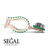 Diamond Dangle Earrings With Hidden Halo - Adaline No. 17 image 2