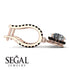 Diamond Dangle Earrings With Hidden Halo - Adaline No. 32 image 2
