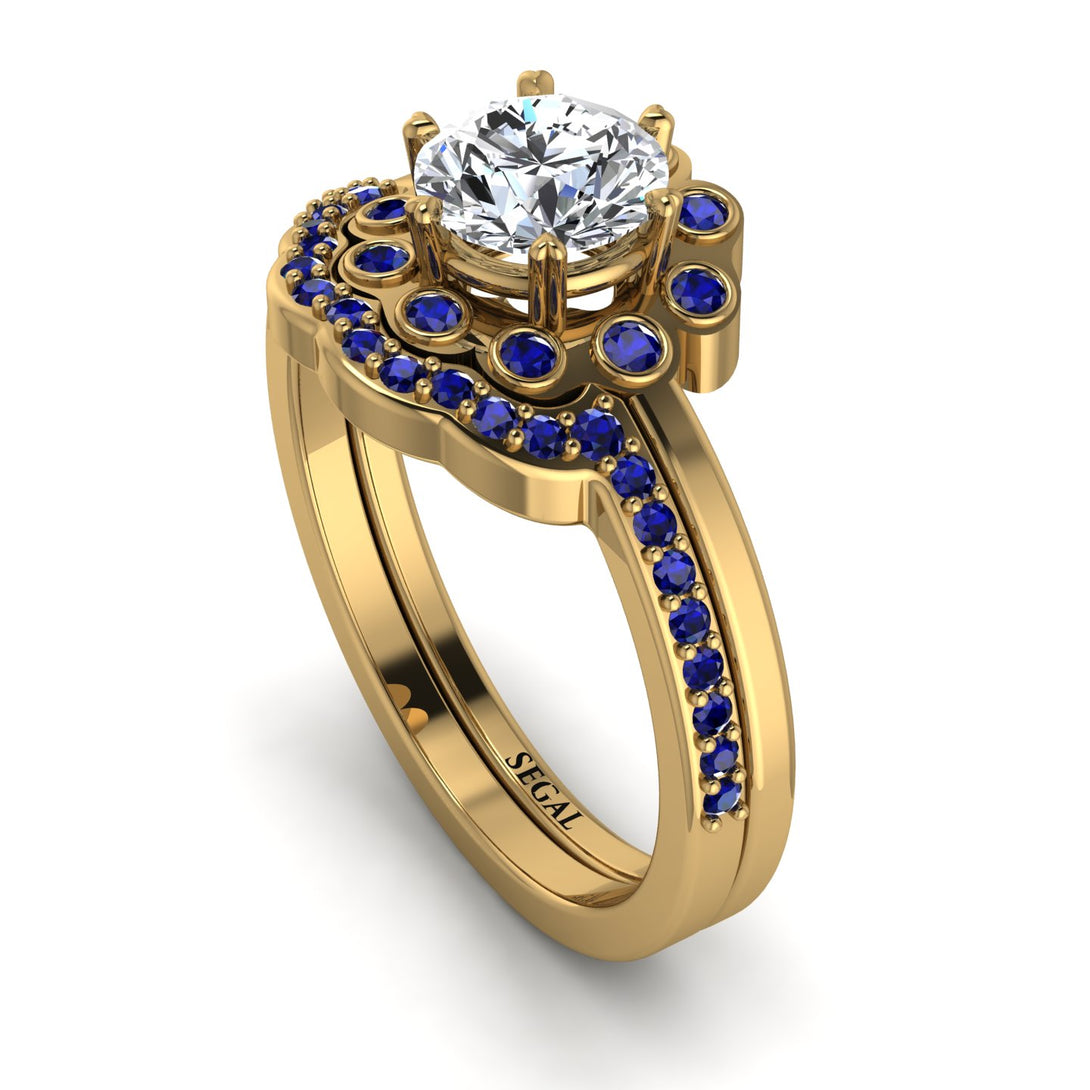 0.8 Carat Diamond Halo Bridal Set - Pamela No. 61