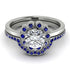 0.8 Carat Diamond Halo Bridal Set - Pamela No. 63 image 2