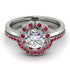 0.8 Carat Diamond Halo Bridal Set - Pamela No. 48 image 2