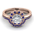 0.8 Carat Diamond Halo Bridal Set - Pamela No. 62 image 2