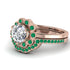 0.8 Carat Diamond Halo Bridal Set - Pamela No. 17 image 3