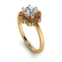 0.8 Carat Diamond Halo Engagement Ring - Pamela No. 46 image 1