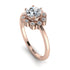 0.8 Carat Diamond Halo Engagement Ring - Pamela No. 2 image 1