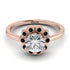 0.8 Carat Diamond Halo Engagement Ring - Pamela No. 32 image 2