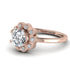 0.8 Carat Diamond Halo Engagement Ring - Pamela No. 2 image 3