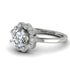 0.8 Carat Diamond Halo Engagement Ring - Pamela No. 3 image 3