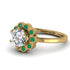 0.8 Carat Diamond Halo Engagement Ring - Pamela No. 16 image 3