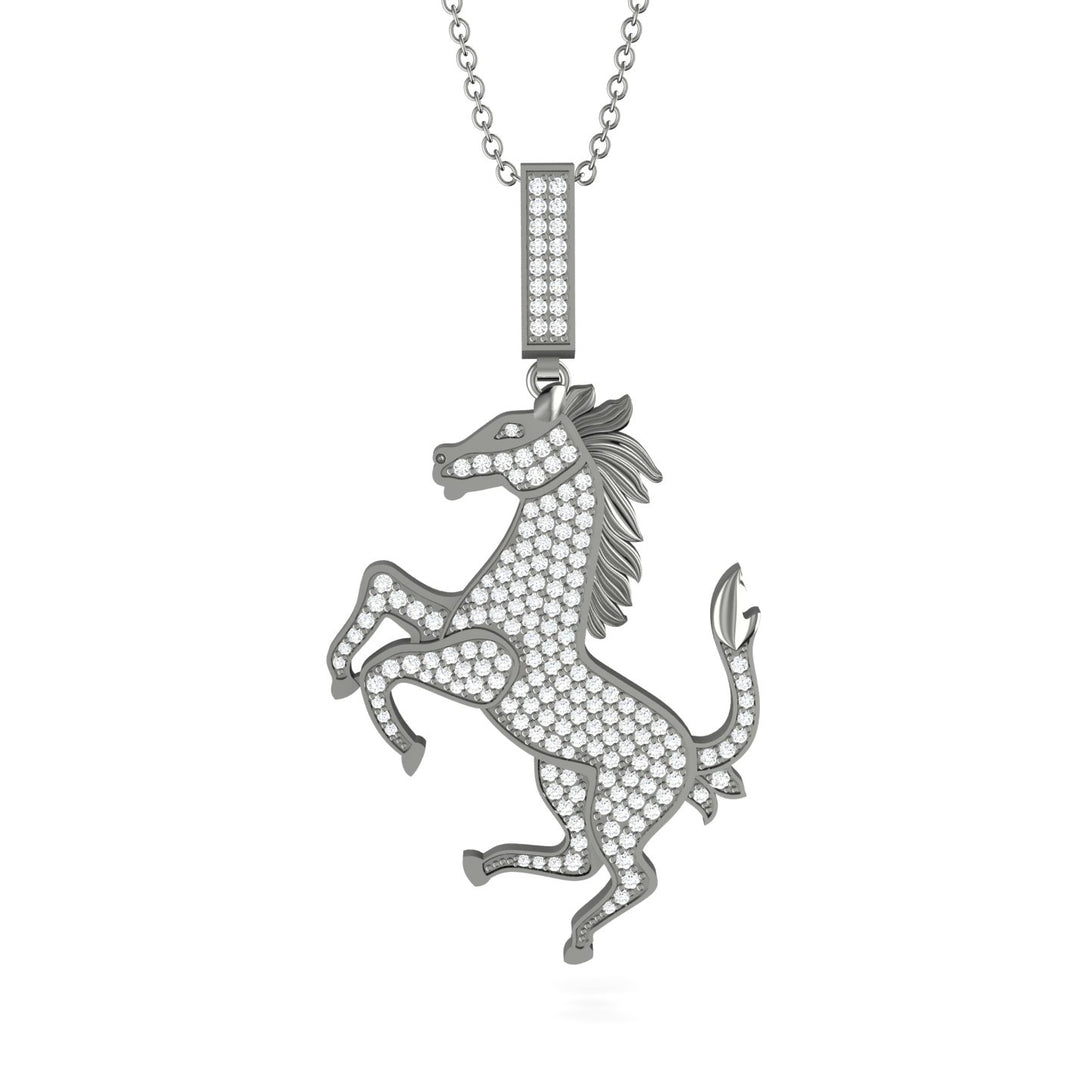 Diamond Horse Necklace - Douglas No. 3
