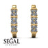 Diamond Minimalist Earrings - Elliot No. 1 image 2