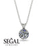 Diamond Necklace With Hidden Halo - Adaline No. 3 image 9