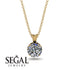 Diamond Necklace With Hidden Halo - Adaline No. 31 image 9