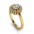 Double Halo Diamond Cushion Engagement Ring - Sharon No. 1 image 1