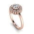 Double Halo Diamond Cushion Engagement Ring - Sharon No. 2 image 1