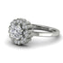 Double Halo Diamond Cushion Engagement Ring - Sharon No. 3 image 3