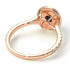 Double Halo Black Diamond Ring - Zoey No. 2 image 4