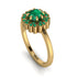 Double Halo Emerald Cushion Engagement Ring - Sharon No. 19 image 1