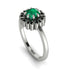 Double Halo Emerald Cushion Engagement Ring - Sharon No. 36 image 1