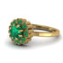 Double Halo Emerald Cushion Engagement Ring - Sharon No. 19 image 3