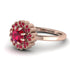 Double Halo Ruby Cushion Engagement Ring - Sharon No. 56 image 3