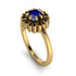 Double Halo Sapphire Cushion Engagement Ring - Sharon No. 43 image 1