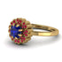 Double Halo Sapphire Cushion Engagement Ring - Sharon No. 58 image 3