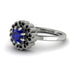 Double Halo Sapphire Cushion Engagement Ring - Sharon No. 45 image 3