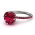 Double Hidden Halo Ruby Engagement Ring - Angelina No. 57 image 1