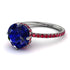 Double Hidden Halo Sapphire Engagement Ring - Angelina No. 60 image 1