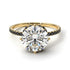 Double Hidden Halo Diamond Engagement Ring - Angelina No. 31 image 3
