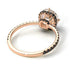 Double Hidden Halo Diamond Engagement Ring - Angelina No. 32 image 4
